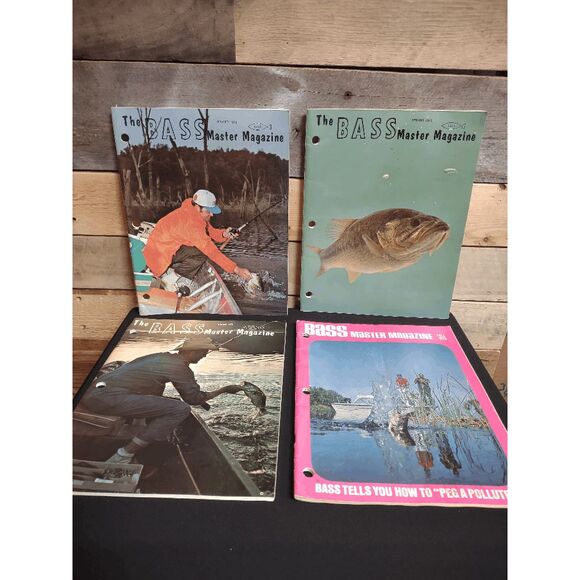 Lot De 10 Magazines BassMaster Pro Guide – 1991 – Set Complet #4 – Vintage